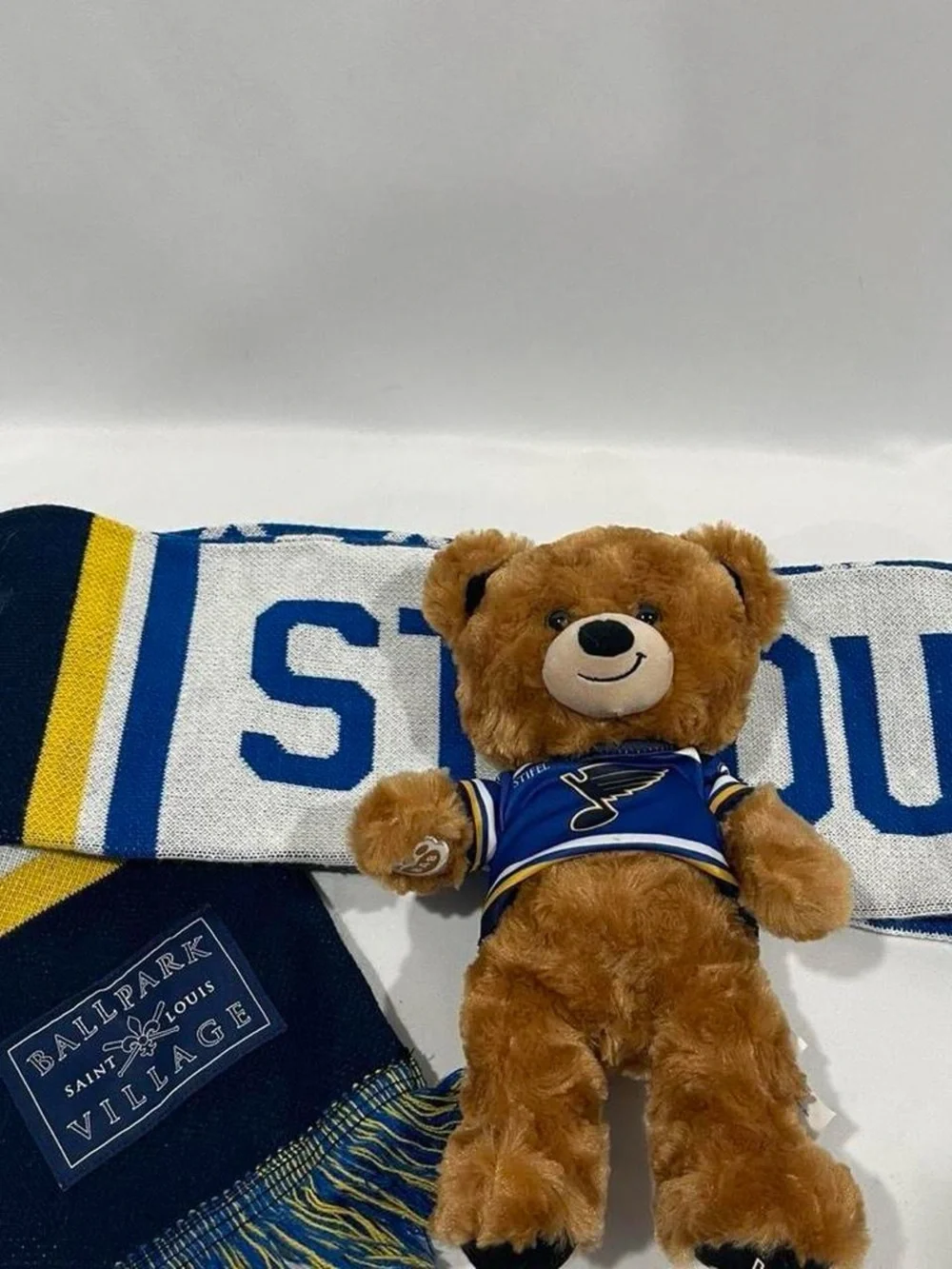 St. Louis Blues NHL Scarf And Bear Set #NHL #StLouisBlues